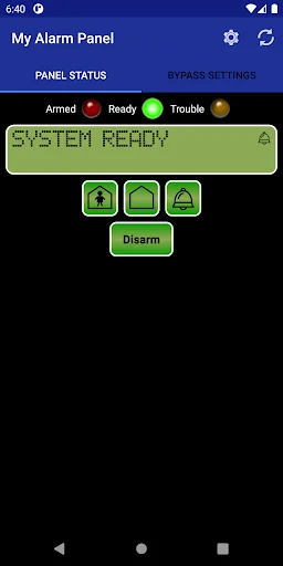 My Alarm Panel