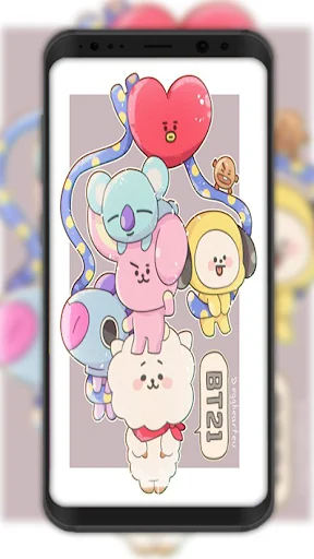 Cute BT21 Wallpaper HD screenshot 2