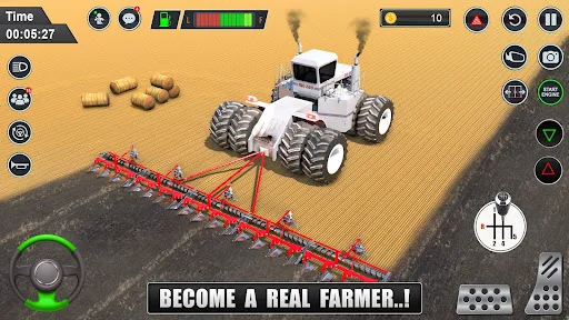 Real Farming: Tractor Game 3D screenshot 1