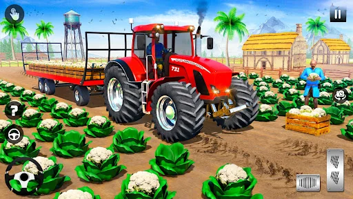 Real Farming: Tractor Game 3D screenshot 4