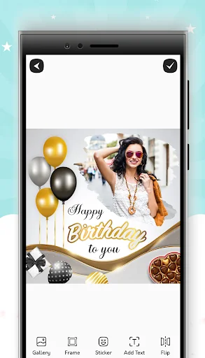 Birthday Cake Photo Frame screenshot 4