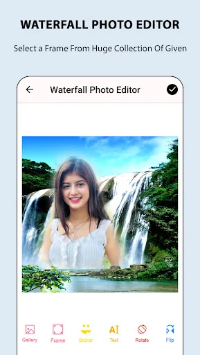 Waterfall Photo Frames