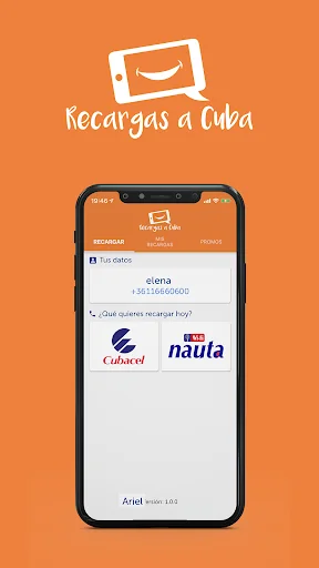Recargas a Cuba screenshot 1
