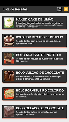 Receita Bolos de Aniversário