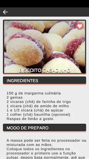 Receitas Biscoitos e Rosquinha