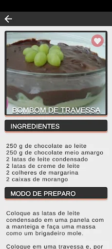 Receitas de Doces Rápidos