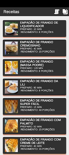 Receitas de Empadão Cremoso