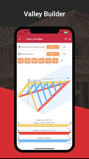 RedX Roof - Rafter Calculator screenshot 3