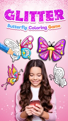 Butterfly Coloring game screenshot 1