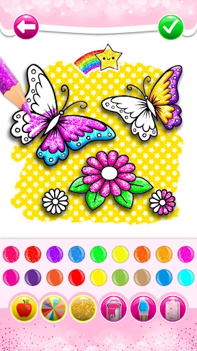 Butterfly Coloring game screenshot 2