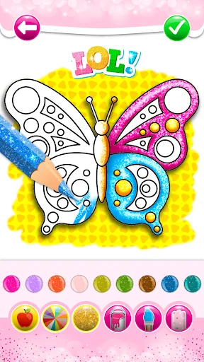 Butterfly Coloring game screenshot 4