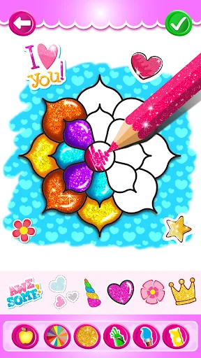 Rainbow Flower Coloring and Dr