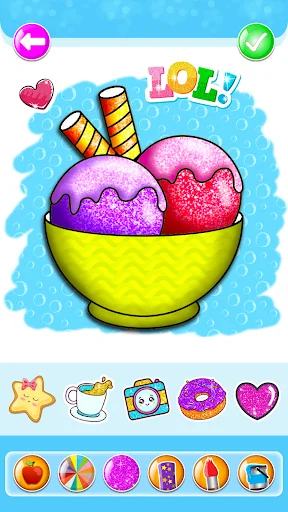 Food Coloring Game for kids
