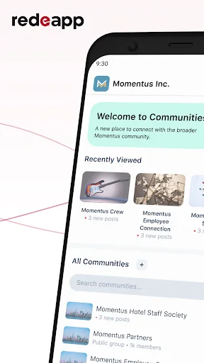 RedeApp: Work + Communities