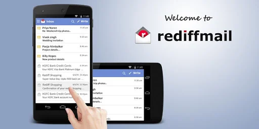 Rediffmail Professional screenshot 1
