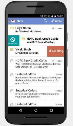 Rediffmail Professional screenshot 3