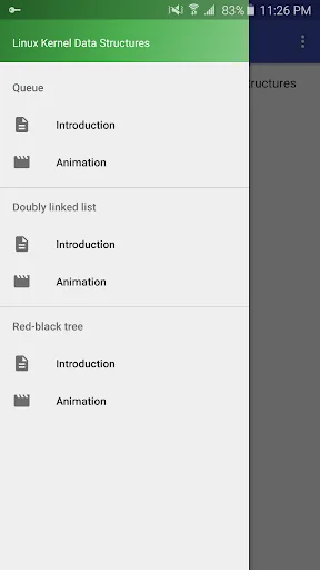 Data structures animations
