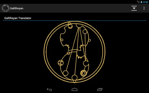 Gallifreyan Translator screenshot 3