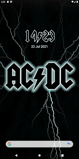 AC/DC Clock And Wallpapers screenshot 3