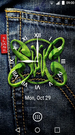 Slank Clock Widget