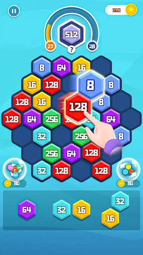 HexPuz - Merge Hexa Puzzle screenshot 2