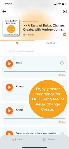 Relax Change Create Meditation screenshot 4
