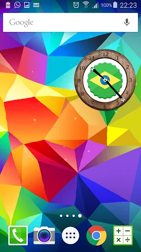 Widget Relógio do Brasil