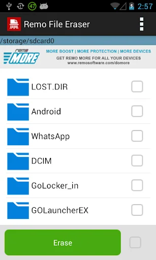 Remo File Eraser screenshot 1