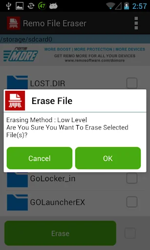 Remo File Eraser screenshot 2