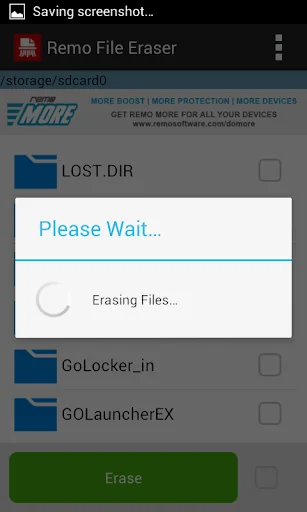 Remo File Eraser screenshot 4