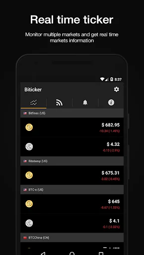 Bitcoin Price & Widget, Ethere screenshot 1