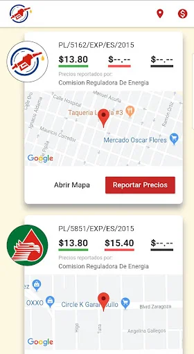 Reporte De Gasolinas En México