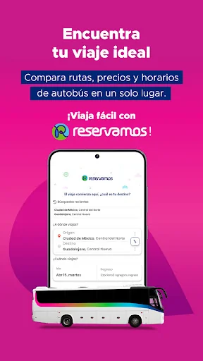 Reservamos: Boletos de autobús