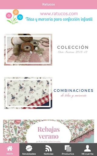 Ratucos, telas y mercería