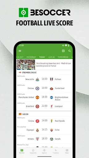 BeSoccer: Soccer Live Score