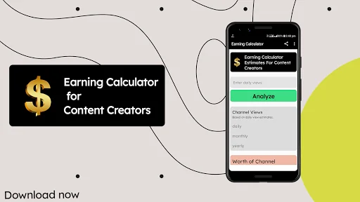 Earning Calculator for Views