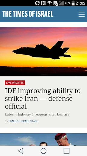 The Times of Israel screenshot 1