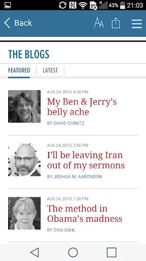 The Times of Israel screenshot 2