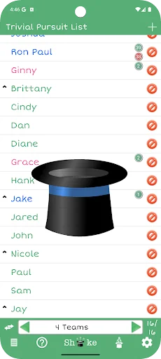 Team Shake: Pick Random Groups