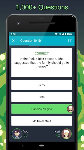 Fan Quiz for Rick and Morty screenshot 2