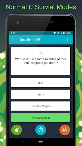Fan Quiz for Rick and Morty screenshot 3
