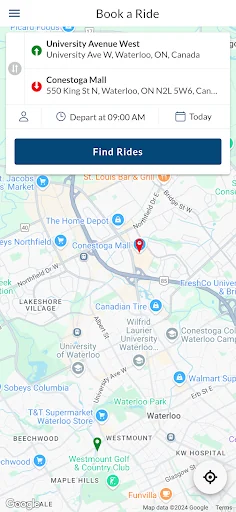 RideCo Waterloo screenshot 3