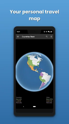 Countries Been: Visited Places
