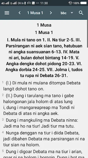 Bibel Ende, Batak Toba Bible screenshot 2
