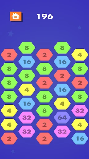 Hex Merge offline game