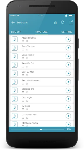 DJ Remix Electronic Ringtones screenshot 2