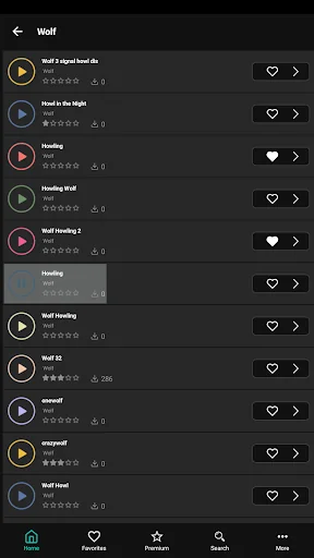 Wolf Sounds - Wolf Ringtones screenshot 1