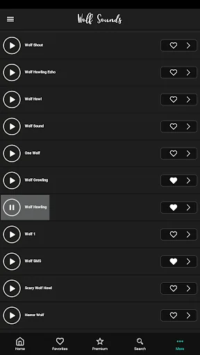 Wolf Sounds - Wolf Ringtones screenshot 4