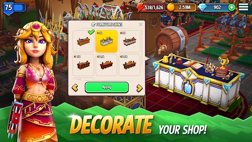 Shop Titans: Crafting Tycoon screenshot 3