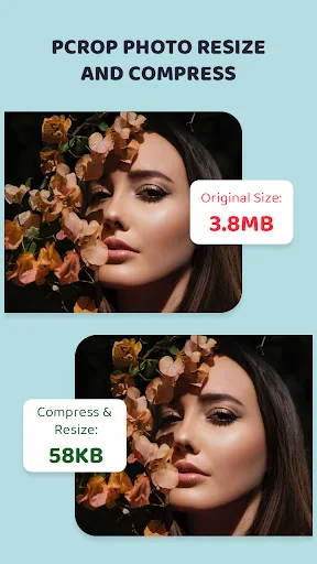pCrop: Photo Resizer&Compress